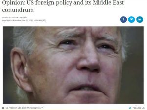 Read more about the article US foreign policy and its Middle East conundrum
