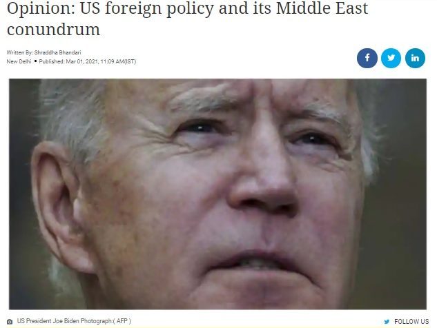 You are currently viewing US foreign policy and its Middle East conundrum